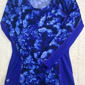 Athleta Vibrant Blue Long Sleeve Top